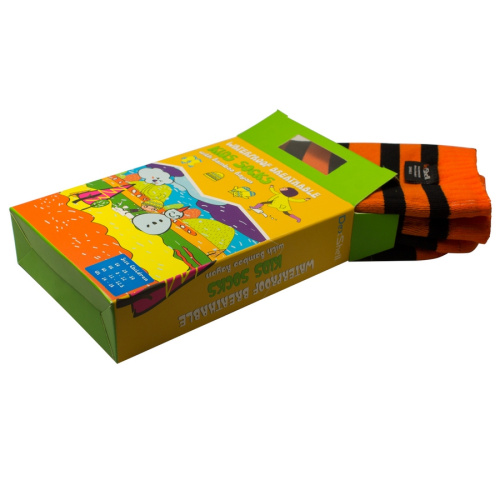 Водонепроницаемые детские носки DexShell Waterproof Children Socks, оранжевые фото 6